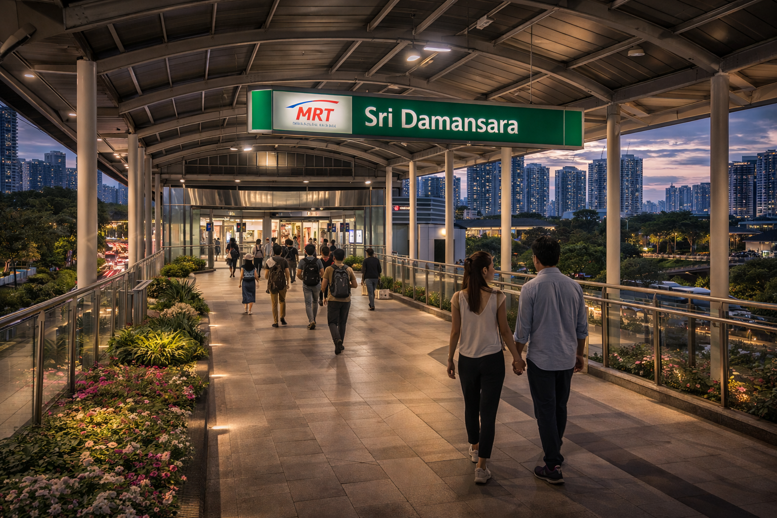 MRT and nearby development